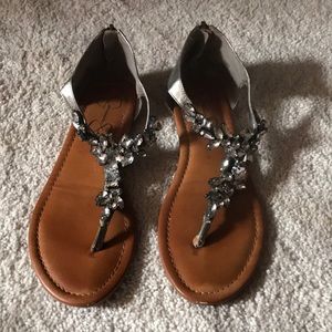 Rhinestone sandals
